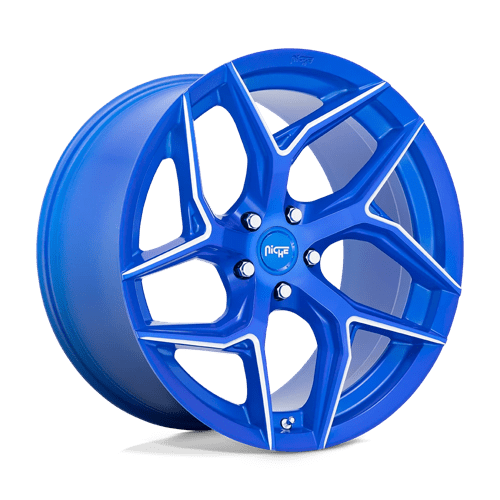 Niche 1PC M268 TORSION ANODIZED BLUE MILLED 5X114.3 20X9