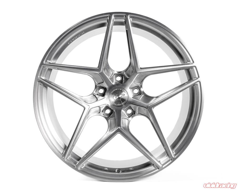 VR Forged D04 Wheel Package Porsche Taycan 21x9.5 & 21x11.5 Brushed