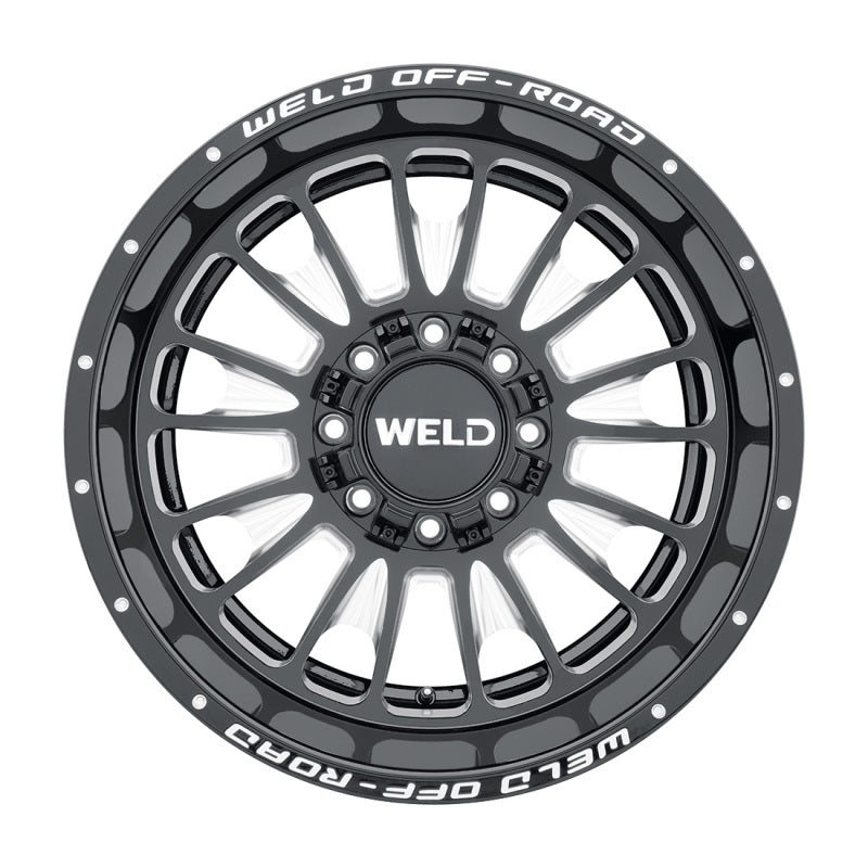 Weld W121 20X10 Scorch 6X135 6X139.7 ET13 BS6.00 Gloss Black MIL 106.1