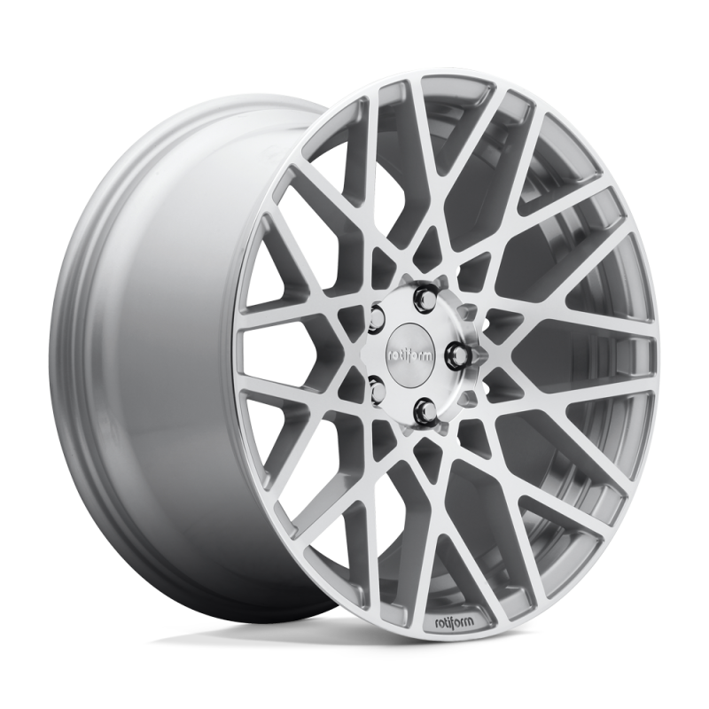 Rotiform R110 BLQ Wheel 18x8.5 5x112 45 Offset - Gloss Silver Machined