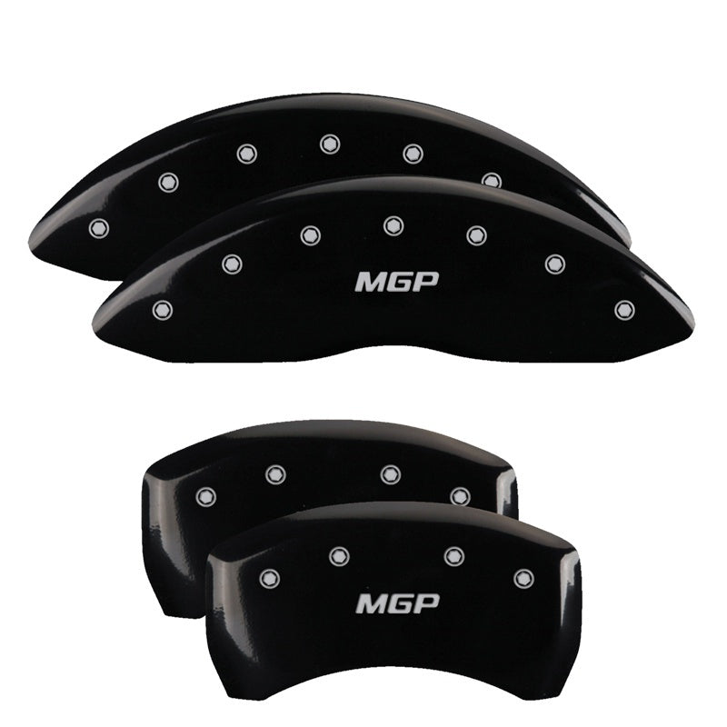 MGP 4 Caliper Covers Engraved Front & Rear MGP Black Finish Silver Characters 2016 BMW I8