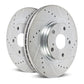 Power Stop 12-18 Tesla Model S Front Evolution Drilled & Slotted Rotors - Pair