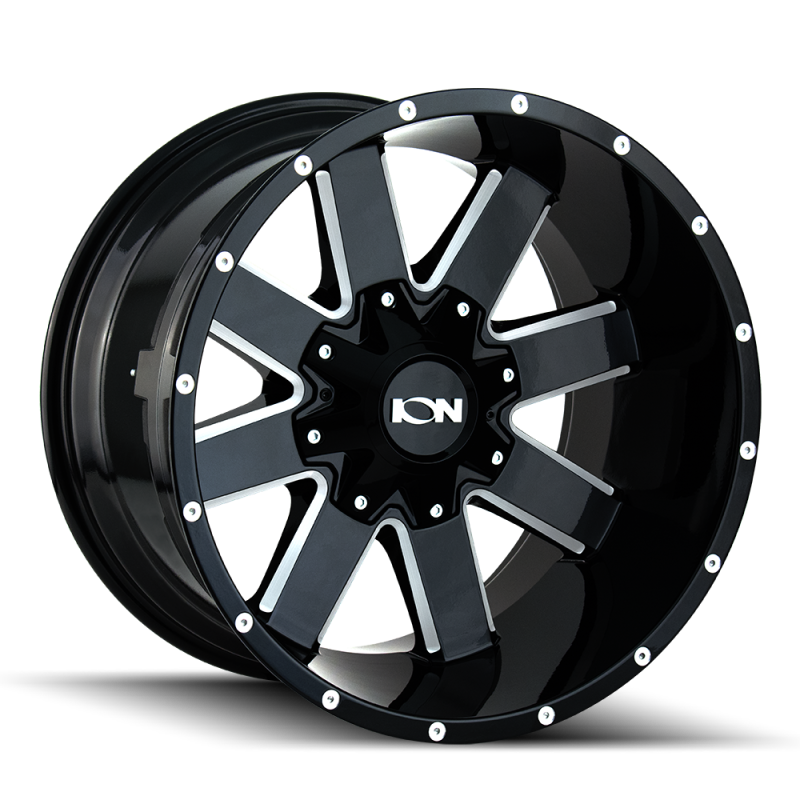 ION Type 141 20x9 / 6x135 BP / 18mm Offset / 106mm Hub Gloss Black Milled Wheel