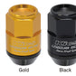 Project Kics Leggdura Racing Shell Type Lug Nut 35mm Closed-End Look 16 Pcs + 4 Locks 12X1.5 Black