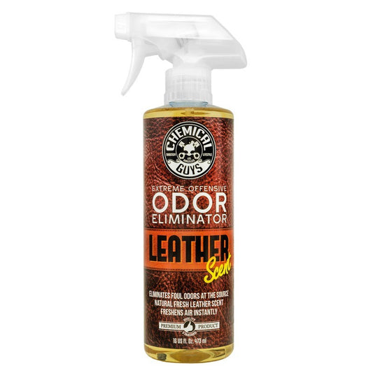 Chemical Guys Extreme Offensive Leather Scented Odor Eliminator - 16oz - Case of 6