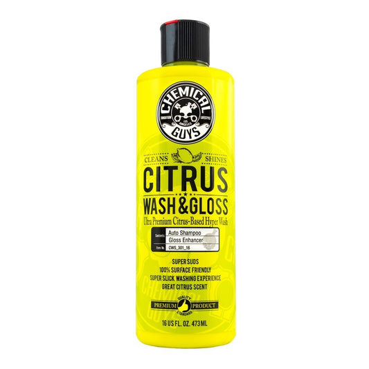 Chemical Guys Citrus Wash & Gloss Concentrated Car Wash - 16oz - Case of 6