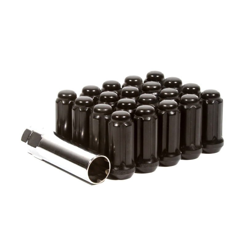 Method Lug Nut Kit - Spline - 14x1.5 - 6 Lug Kit - Black