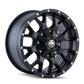 Mayhem 8015 Warrior 17x7.5 / 5x108 BP / 40mm Offset / 72.62mm Hub Matte Black Wheel