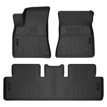 Husky Liners 17-21 Tesla 3 Weatherbeater Front & 2nd Seat Floor Liners - Black