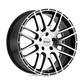 Petrol P6A GLOSS BLACK W/ MACHINED CUT FACE 5X114.3 19X8